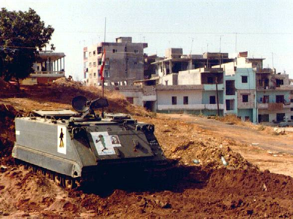 Lebanese_Army_APC,_Beirut_1982